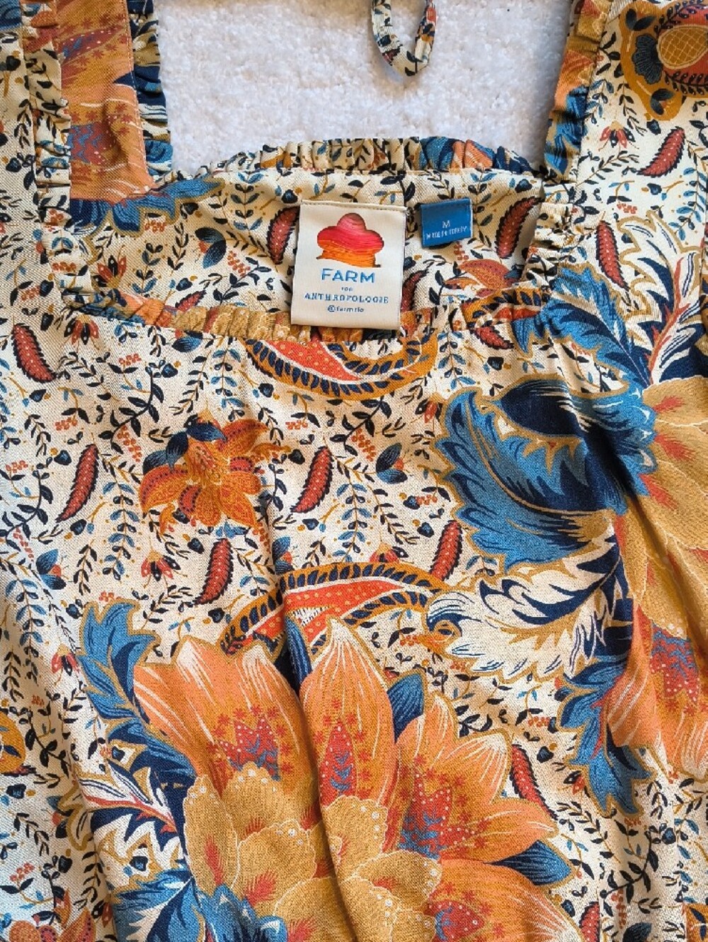 NWOT Farm Rio For Anthropologie Bambina Floral Skirt Set (M) - Picture 3 of 16